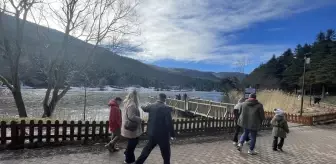 Bolu Gölcük Tabiat Parkı'nda Yarıyıl Tatili Yoğunluğu