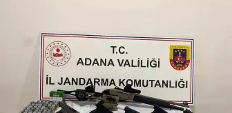 Ceyhan'da Jandarma Operasyonu: 5 Ruhsatsız Tabanca ve Av Tüfeği Ele Geçirildi