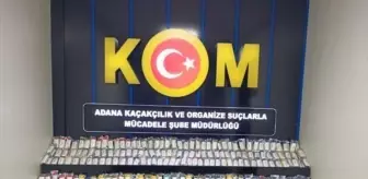 Adana'da Gümrük Kaçağı 508 Elektronik Sigara Ele Geçirildi