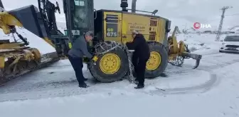 Iğdır'da Kar Yağışı Sonrası Köy Yolları Yeniden Ulaşıma Açılıyor