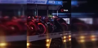 Yasadışı Motosiklet Yarışında 326 Bin Lira Ceza