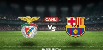 Benfica Barcelona CANLI izle! (ŞİFRESİZ) Benfica Barcelona maçı hangi kanalda, canlı yayın nerede ve nasıl izlenir?