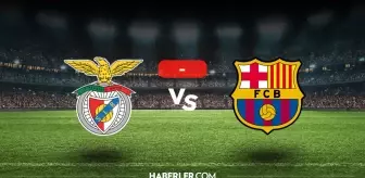 Benfica Barcelona maçı kaç kaç, bitti mi? MAÇ SONUCU! Benfica Barcelona golleri kim attı, canlı maç anlatımı!