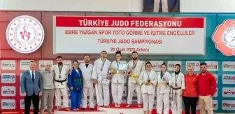 Eskişehirli Engelli Sporcular Judo Şampiyonasında 1 Altın, 4 Gümüş ve 5 Bronz Madalya Kazandı