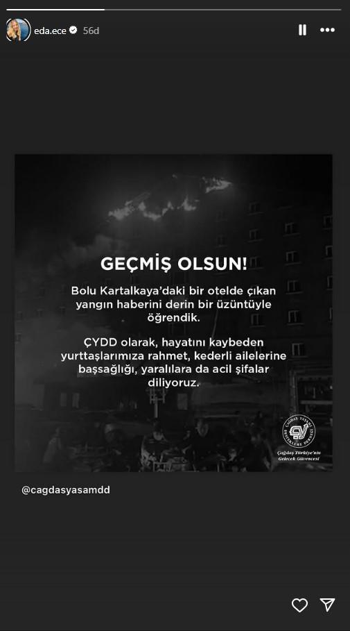 Kartalkaya'da yangın faciası: Ünlü isimlerden peş peşe paylaşımlar geldi Kartalkaya'da yangın faciası: Ünlü isimlerden peş peşe paylaşımlar geldi
