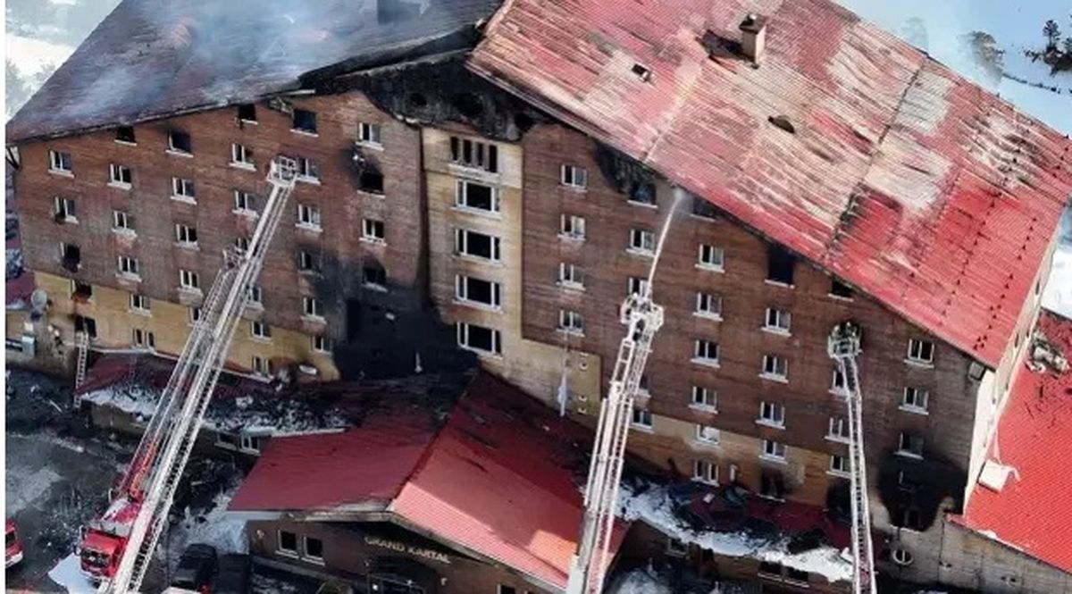 Kartalkaya nerede, yanan otel nerede?