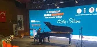 6. Uluslararası Adana Rhapsody Piyano Festivali Başladı