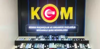 Adana'da Gümrük Kaçağı 100 Cep Telefonu ve 300 Elektronik Sigara Ele Ge geçirildi