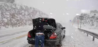 Akseki-Seydişehir Yolunda Kar Temizleme Çalışmaları Başlatıldı