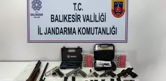 Balıkesir'de Yasa Dışı Silah ve Uyuşturucu Ticareti Operasyonu