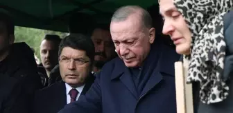 Cumhurbaşkanı Erdoğan, Gültekin ailesinin cenazesinde gözyaşlarını tutamadı