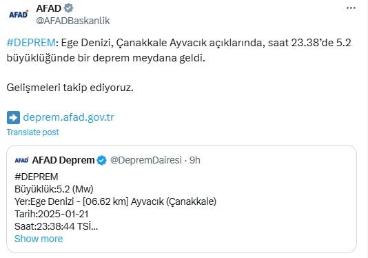 En son deprem nerede oldu? 22 Ocak Kandilli Rasathanesi ve AFAD deprem listesi!
