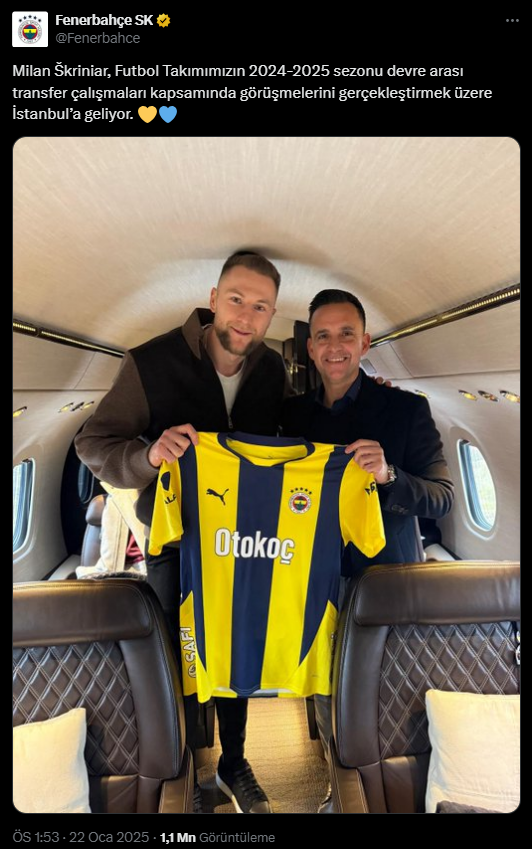 Fenerbahçe'nin yeni transferi! Milan Skriniar, Fenerbahçe'yle anlaştı mı?