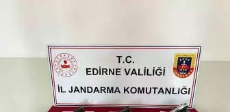 Edirne Havsa'da Ruhsatsız Tabanca Operasyonu