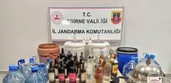 Edirne'de Evde 384 Litre Sahte İçecek Ele Geçirildi