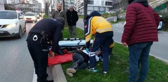 Samsun'da Sağlık Çalışanı Kadın Motosiklet Kazasında Yaralandı