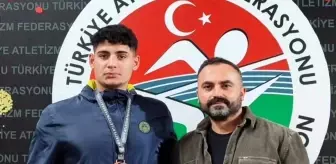 Abdulkerim Akdaş, U20 Türkiye Salon Şampiyonası'nda Türkiye 3'üncüsü