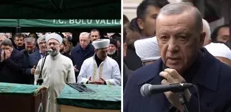 Yangın felaketinde hayatını kaybedenlere veda! Erdoğan 'Dostum' dediği ismi yalnız bırakmadı