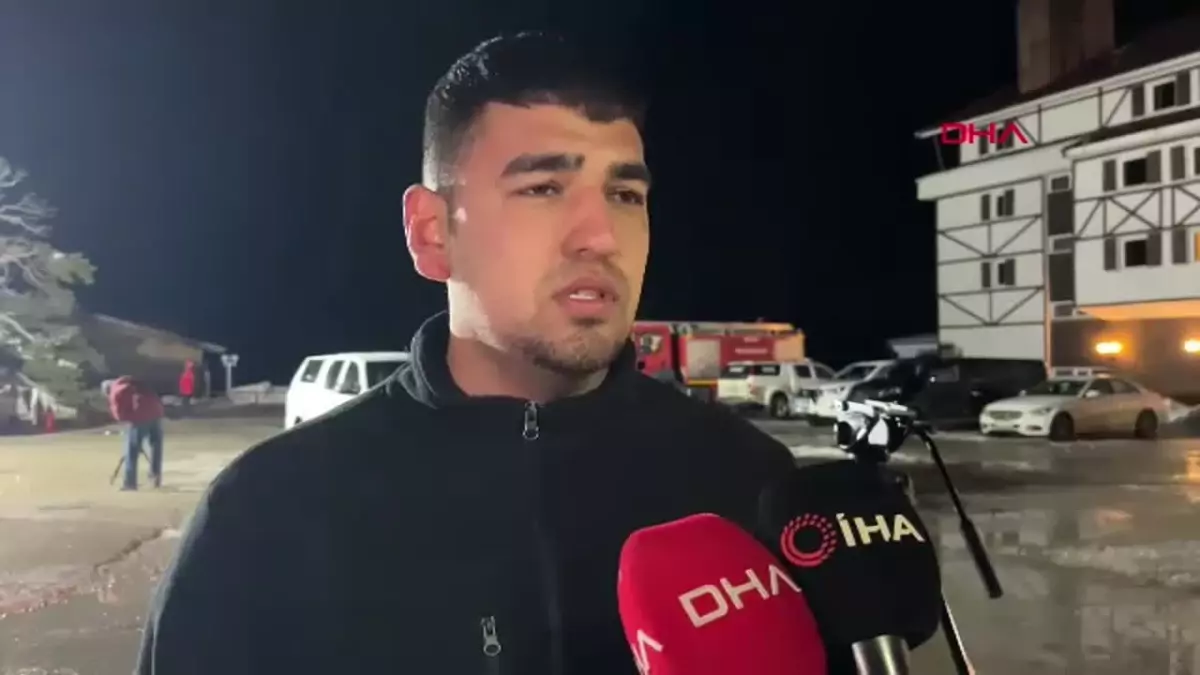 Bolu'daki Otel Yangınında Hayatta Kalan Çalışanın Yürek Burkan Anlatımı