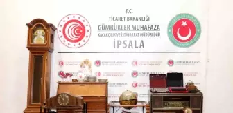 Edirne İpsala Gümrük Kapısı'nda Kaçak Antikalar Ele Geçirildi