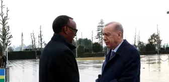 Cumhurbaşkanı Erdoğan, Ruanda Cumhurbaşkanı Kagame'yi resmi törenle karşıladı