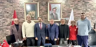 TÜFAD Eskişehir Şubesi Gençlik ve Spor İl Müdürü'nü Ziyaret Etti