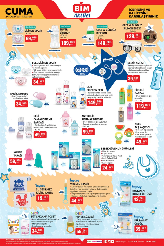 BİM Aktüel 24 Ocak 2025 | BİM AKTÜEL kataloğunda neler var? Bugün BİM'de hangi ürünler olacak?