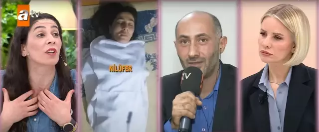 Shocking moments in Esra Erol's program! She wrapped herself in a shroud and pretended to be dead