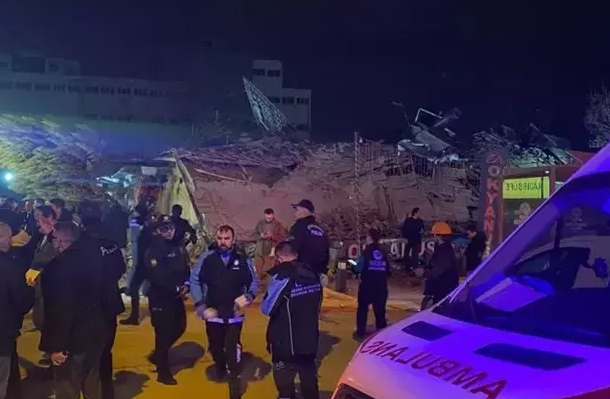 Konya'daki apartmanın çökme anı VİDEOSU var mı?