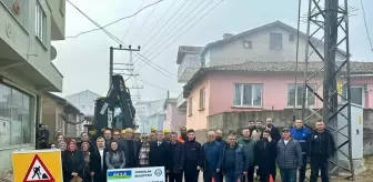 Çanakkale'nin Terzialan Beldesi'nde Doğal Gaz İçin İlk Kazma Vuruldu