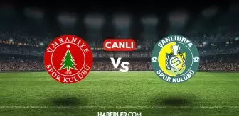 Ümraniyespor Şanlıurfaspor CANLI izle! (ŞİFRESİZ) Ümraniyespor Şanlıurfaspor maçı hangi kanalda, canlı yayın nerede ve nasıl izlenir?