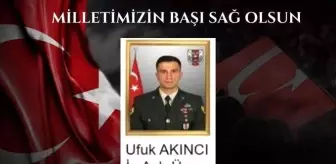 Vali Aksoy'dan Şehit Ufuk Akıncı için taziye mesajı