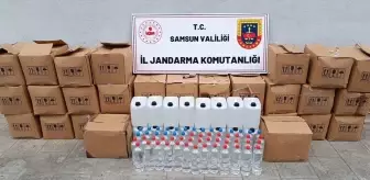 Samsun'da Depoda 755 Litre Etil Alkol Ele Geçirildi