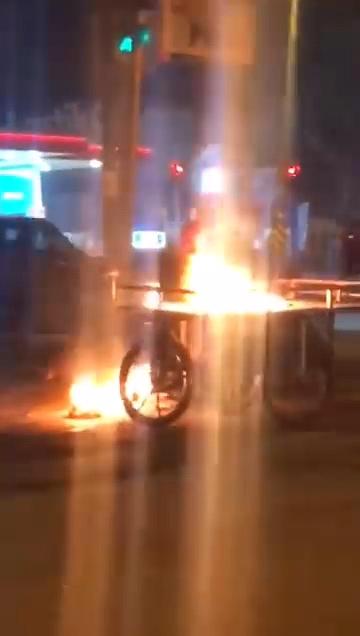 Alcoholic Street Vendor Set Fire to His Stand