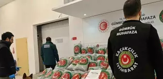 Edirne'de Sınır Kapısında 870 Kilogram Uyuşturucu Ele Geçirildi