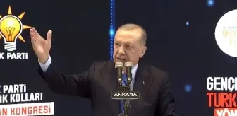 Kongrede Cumhurbaşkanı Erdoğan'ı mest eden pankart: Şunu ger biraz