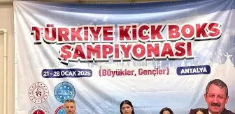 Asya Türkel, Türkiye Kick Boks Şampiyonası'nda İkincilik Elde Etti