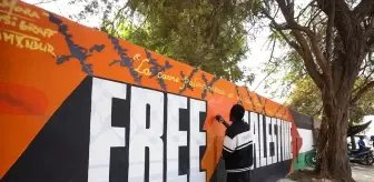 Senegal'de Filistin Destek Grafitileri Saldırıya Uğradı