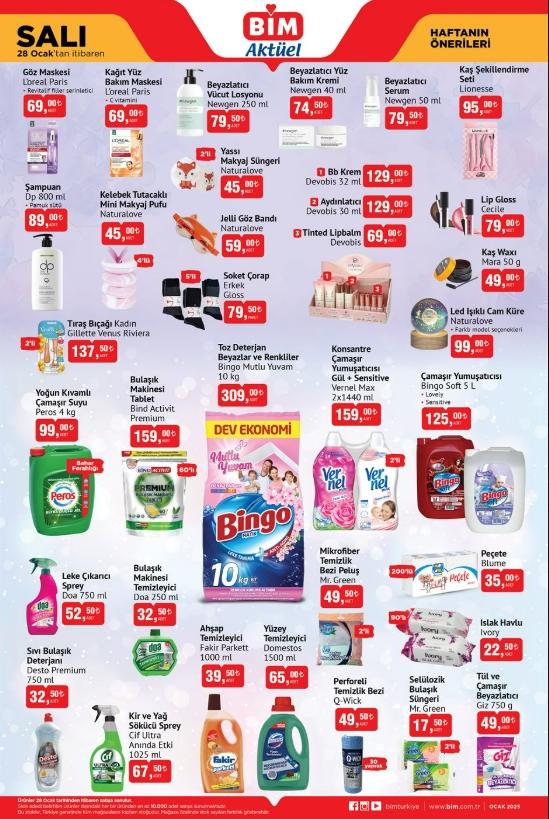 28 Ocak BİM kataloğu 2025! Bu hafta BİM kataloğunda hangi ürünler var? 28 Ocak BİM kataloğu 2025! Bu hafta BİM kataloğunda hangi ürünler var?