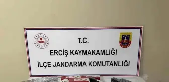 Erciş'te Kaçak Sigara Operasyonu: 319 Paket Ele Geçirildi