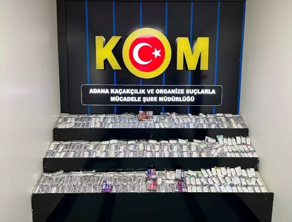 Adana'da Kaçak Elektronik Sigara Operasyonu