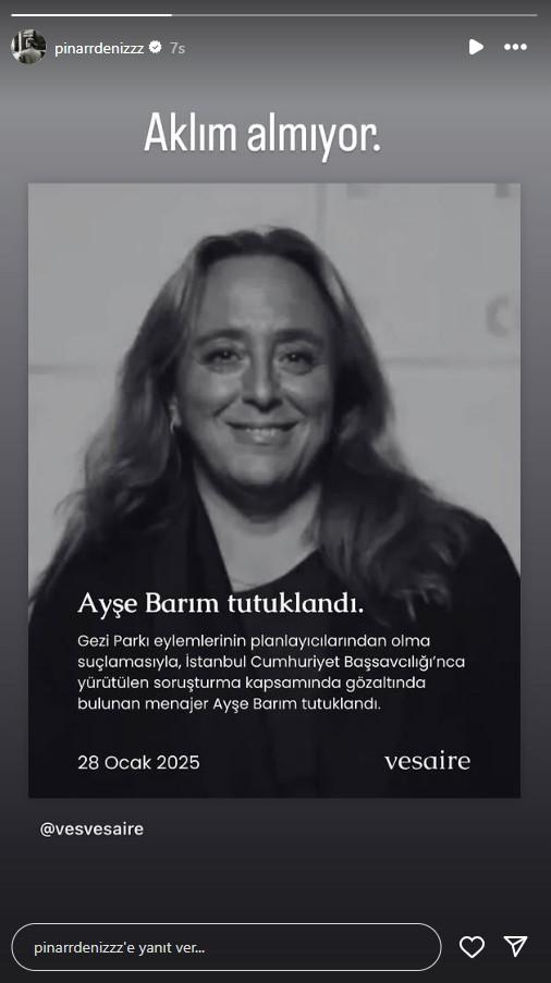 Hande Erçel, Merve Dizdar, Birce Akalay... Support from famous names for Ayşe Barım