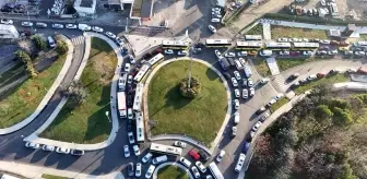 İstanbul'da İETT Otobüsü Arızalandı, Trafik Kilitlendi