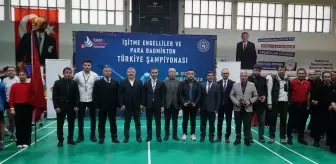 İşitme Engelliler ve Para Badminton Türkiye Şampiyonası Osmancık'ta Başladı