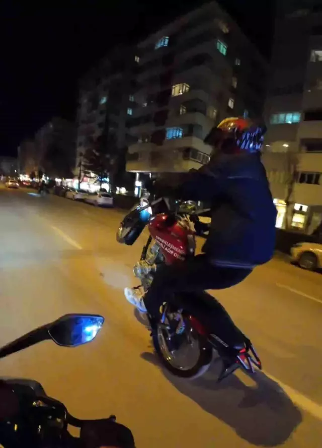 The plainclothes police officer, who approached like a civilian, shocked the three motorcyclists during their night out