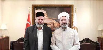 Diyanet İşleri Başkanı Erbaş, Filistinli Alimler Birliği Heyetini Kabul Etti