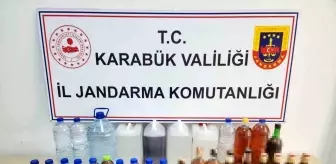 Karabük'te Jandarma Operasyonunda Sahte Alkol Ele Geçirildi