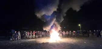 Şeyhosman Köyü'nde Geleneksel Kış Eğlencesi Düzenlendi