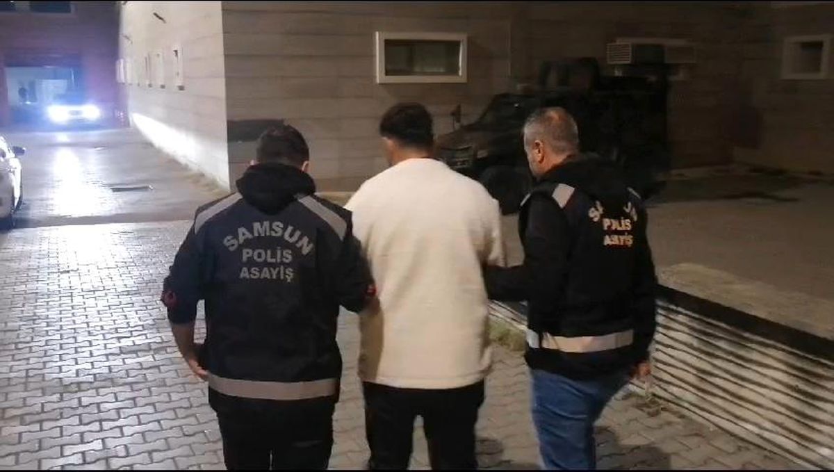 Samsun'da 13 Yıl 15 Gün Hapis Cezasıyla Aranan Şahıs Yakalandı
