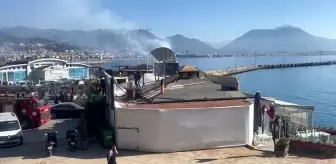 Alanya'da Restoranda Baca Yangını